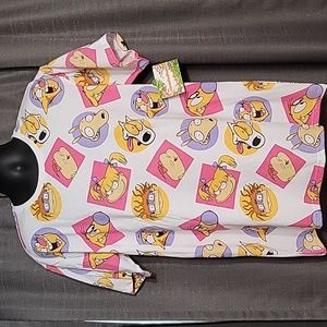 Nickelodeon Cartoon Crew Extra Large XL Men's Tshirt